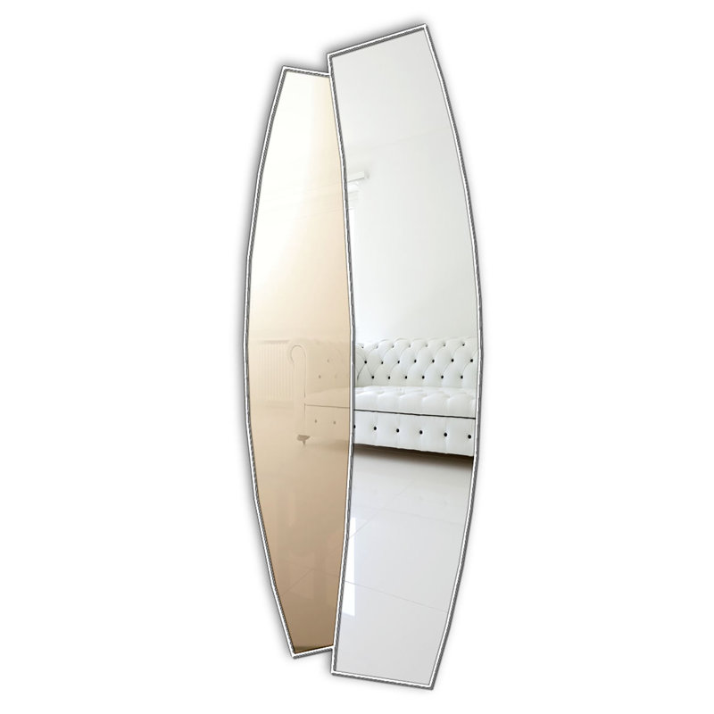 Sheridan Flat Wall Mirror, Bronze