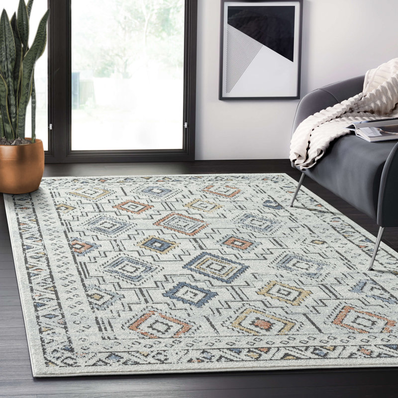 Oriental Indoor Rug, Rectangle 6' x 9'
