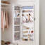 Armoire à bijoux à DEL avec fixation murale et porte pleine grandeur