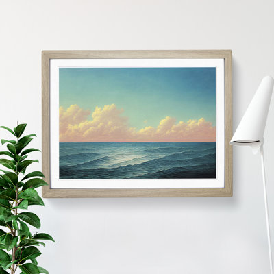 Clouds Above The Sea - Framed Print