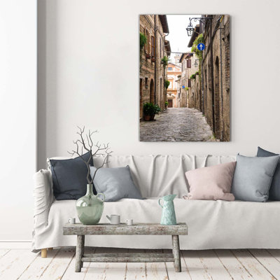 Italian Streets - Wrapped Canvas Print