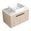 Ensemble de meuble-lavabo flottant 30 po avec lavabo en céramique 30 po Modern Design-125514880