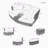 Khushbu 108.2'' Wicker Outdoor Patio Sectional Set-1255185485-1255185484
