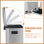 Steel Step On Kitchen Trash Can - 10 Gallons