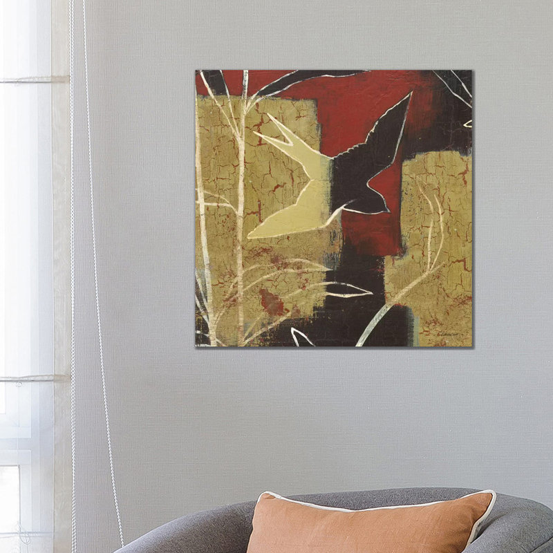 Sun Stems Tile by Kathrine Lovell - 1 Piece Wrapped Canvas Wall Art, 66.04 cm H x 66.04 cm W