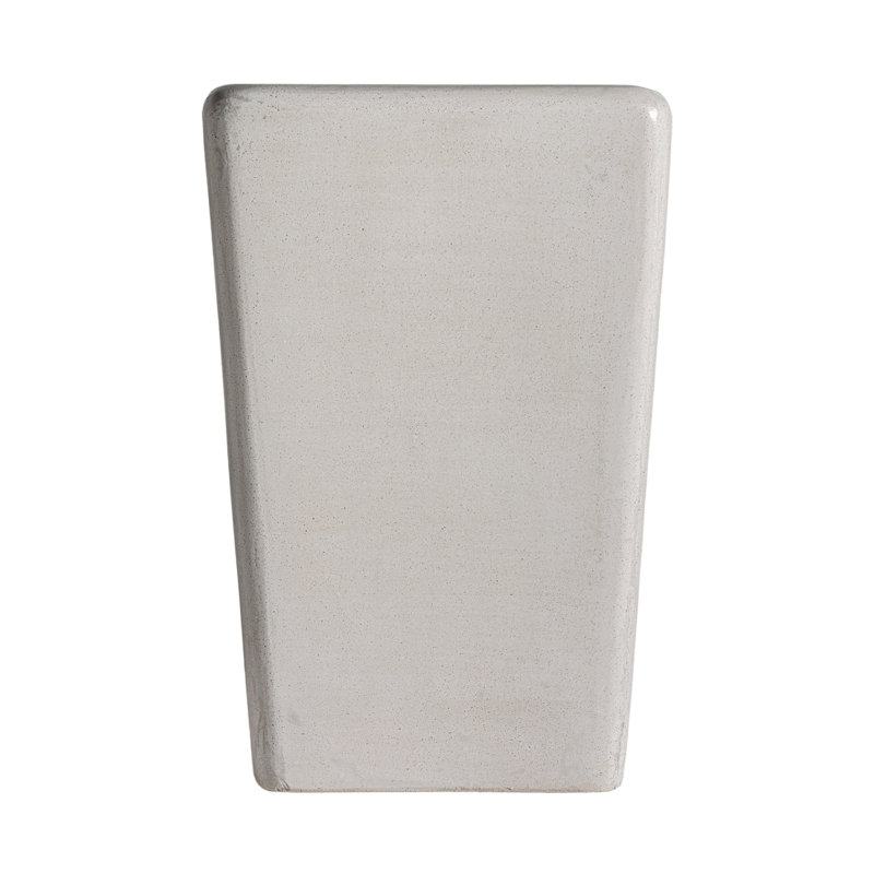 Vasto Stone End Table, 29" H x 19" W x 19" D
