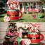 Couple de Noël en pain d'épice gonflable