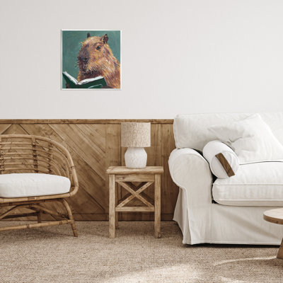Plaque murale de lecture «Capybara» par Studio Bautista