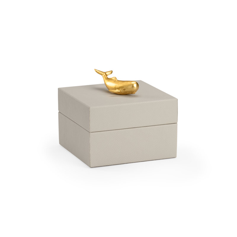Pam Cain Decorative Box, Gray