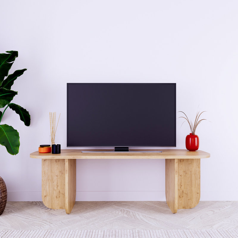 Beca TV Stand 100 cm Small TV Unit for TVs up to 43 Inch, Modern Compact TV Table Stand with Storage Shelf, TV Cabinet for Living Room, Media Console Furniture, 3 Colour Options