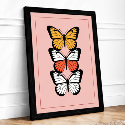 Butterflies In Formation Modern - Print