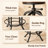 Arefa Swivel Upholstered Faux Leather Adjustable Height Counter Stool with Iron Frame-1312167666