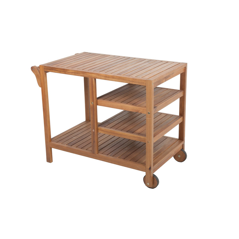 Mahle Solid Wood Bar Cart