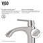Donatello 18" L x 13" W x 4" H Rectangular Glass Vessel Bathroom Sink with 12" H Faucet-1766821181-1766821182