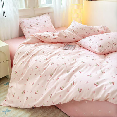 Cotton Floral Duvet Cover Set