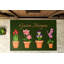 Non-Slip Floral Outdoor Doormat