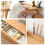 Bureaux rectangulaires en bois massif Burlywood-516601073