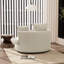 Fauteuil d'appoint en tonneau pivotant surdimensionné rembourré-894917051