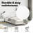 Strath vidaXL Bed Frame, Faux Leather Upholstered Platform Bed Frame, No Mattress-285223844-285223867