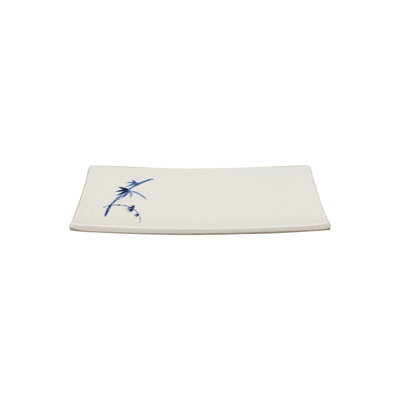 Bamboo Melamine Rectangular 9.38" Salad Plate