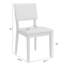 Chaises de salle à manger rembourrées de style Mid-Century avec pieds en bois lavé, ensemble de 2, combinant confort et style