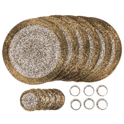 Danbury Glass Patchwork Round