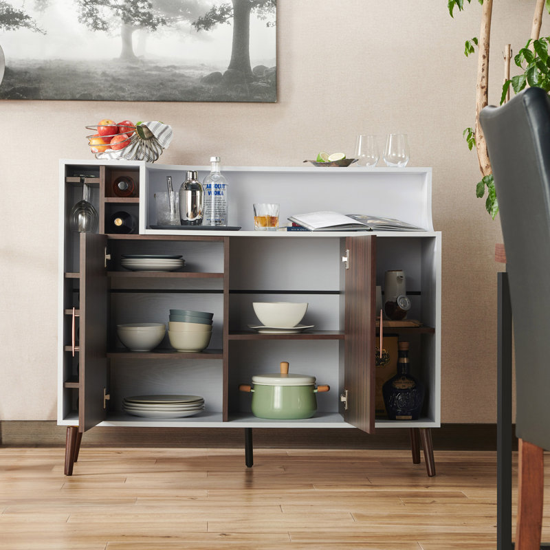 Barakat 47.24'' Bar Cabinet, White