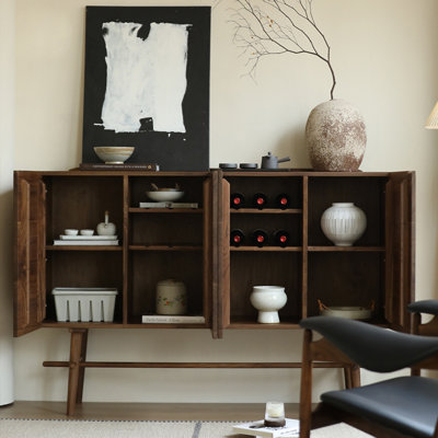 Armoire d'appoint moderne et multifonctionnelle avec rangement
