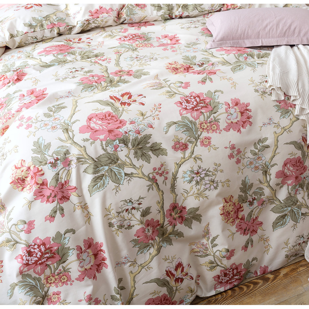 Floral Peony Toile Duvet Cover Set Sweety Pie Inc 