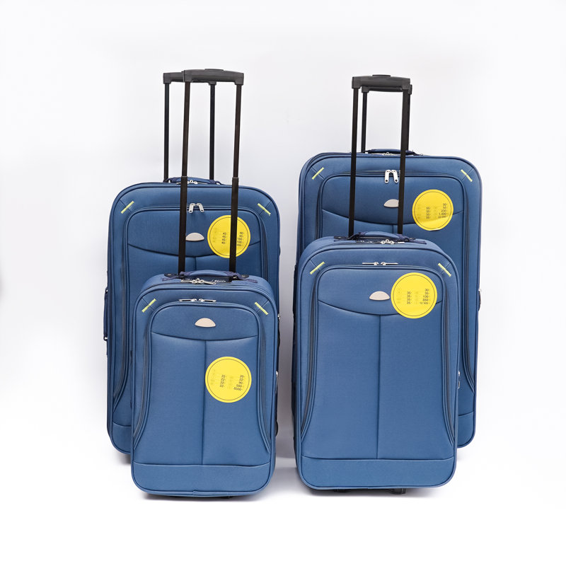 (20 + 24 + 28 + 32) Valise 4 pièces, valise bleue