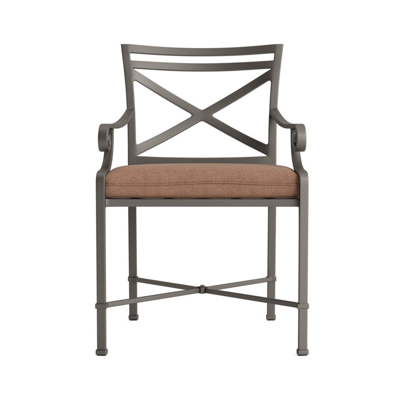 Venetian Outdoor Lounge Chair, Fusion Clay, Mica