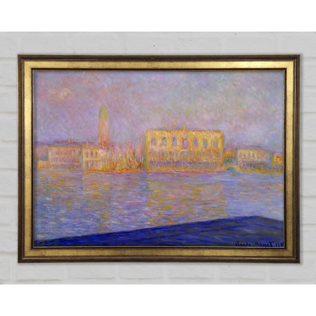 Monet The Doges Palace Sunset