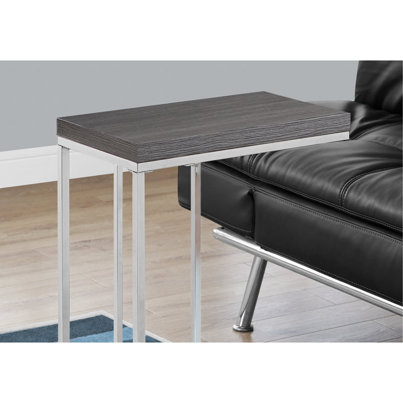 End Table, Accent Table, Metal Frame Side Table, Bedroom Nightstand, Indoor End Table For Living Space
