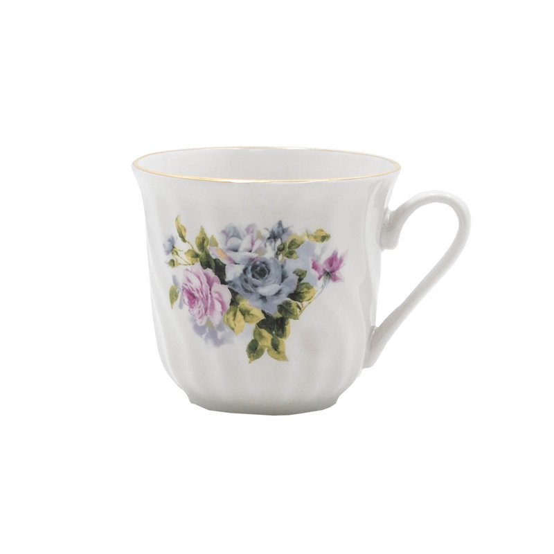 Ramsha 45-Piece Porcelain Dinnerware Set – Service for 8, White with Embossed Detail