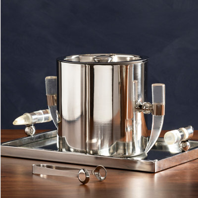 Hogarth Mixology Herne Acrylic Horn Handle Ice Bucket