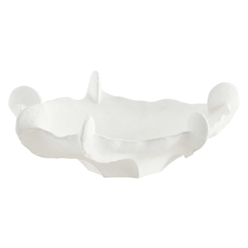 Bol d'extérieur blanc Uttermost Coral Mirage