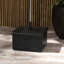 Porte-parapluies d'extérieur, table 31, remplissable 175 lb, noir, avec roulettes respirantes, base noire 31, table, bac à fleurs, lb Capacité, forte