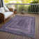 Machine Washable Indoor/Outdoor Xhevrie ACN1725 Purple Rug
