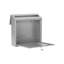 Aire Wall Mounted Galvanised Steel Lockable Weatherproof Post Box - 37x36x11cm-64111913