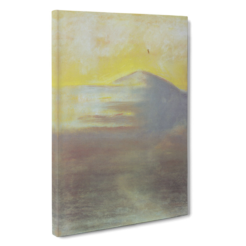 Sunset by Mikalojus Konstantinas - Wrapped Canvas Painting, 35cm H x 35cm W x 3cm D