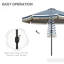 Parasol de table pour l'extérieur 9 pi