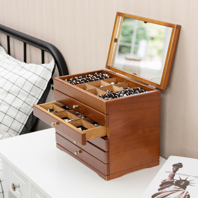 Wood Jewellery Box +
