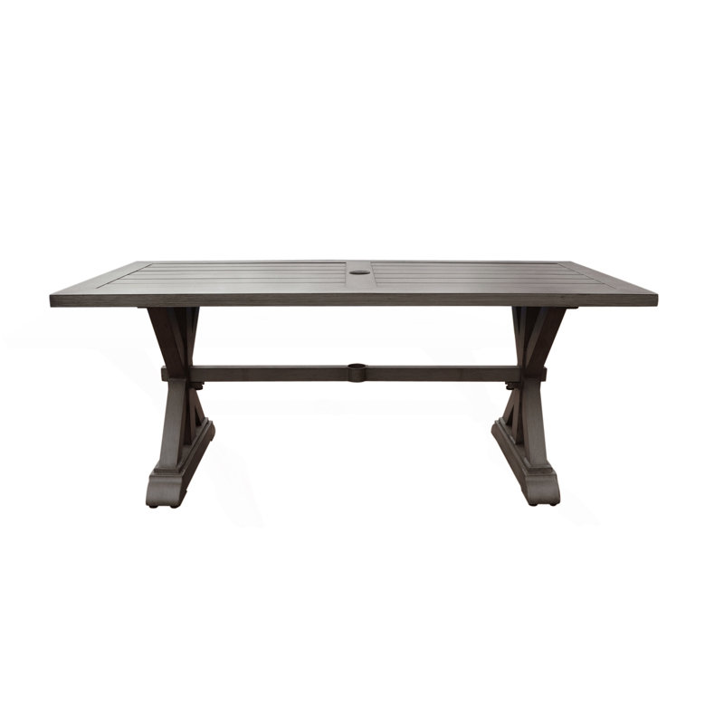 Modern Outdoor Aluminum Dining Table