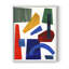«Colorful Shapes I», reproduction encadrée - bois massif-1455998145-1455998153