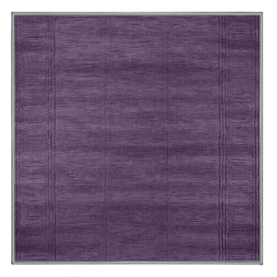 Tapis mauve lavable à la machine