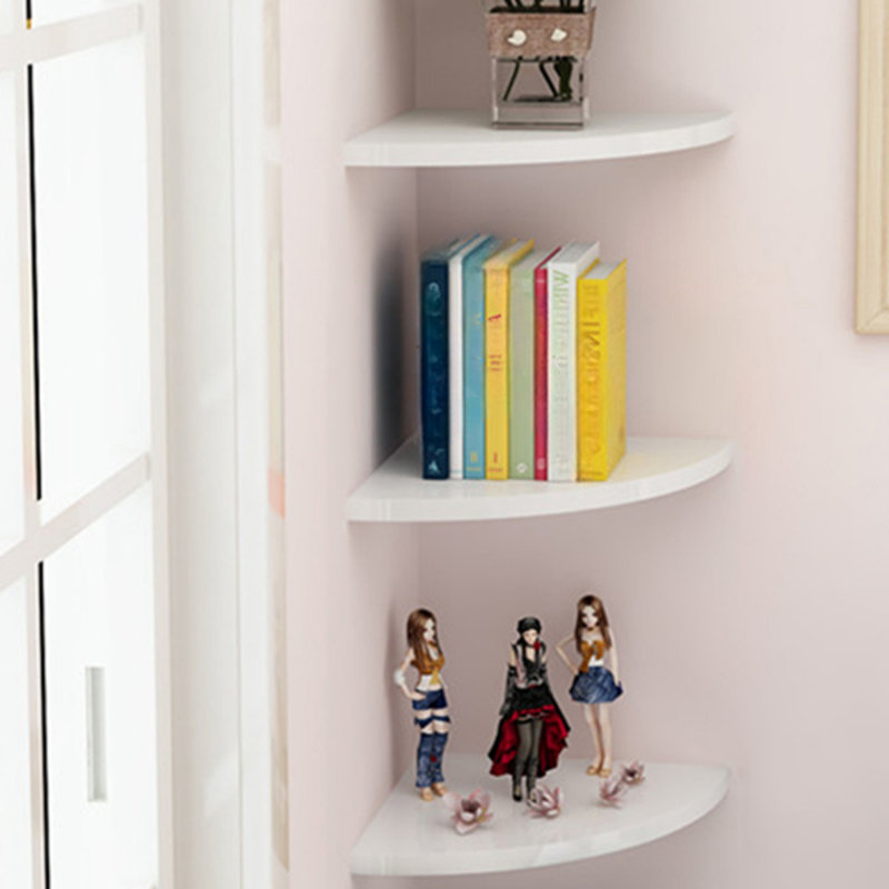 Solid Wood Corner Shelf