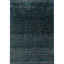 Wool Geometric Area Rug in Green/Charcoal