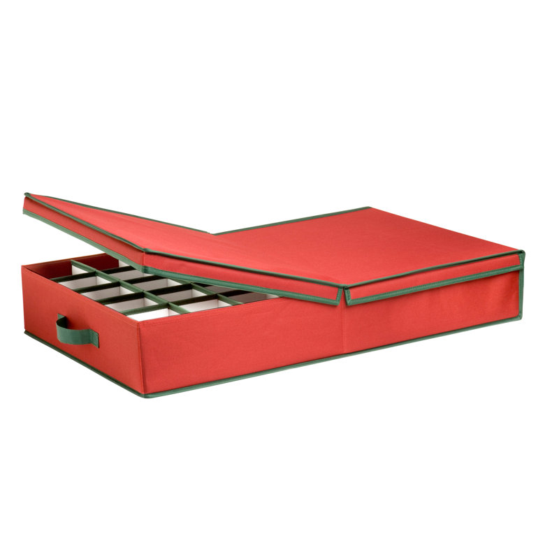 Rangement d'ornement de Noël résistant à l'humidité H 5 po x l 30 po x P 17,5 po
