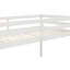 Lit mezzanine avec escalier, blanc