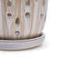 Ensemble de 2 pots de fleurs en céramique avec trou de drainage, pot à fleurs moderne de 8 po pour patio, jardin, rebord de fenêtre-824985877